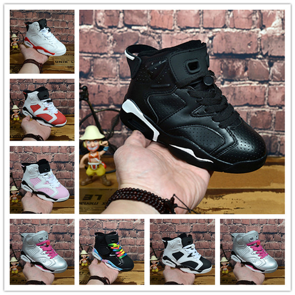 Children shoes Basketball Shoes Wholesale New 1 space jam 6 11s 13 Sneakers kids Sports Running girl boy trainers shoes US 11C-3Y