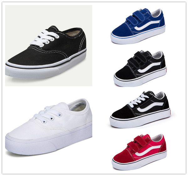 New Revenge x Storm Black Children Casual Shoes Kendall Jenner Ian Connor babay Kids Old Skool boys girls Casual Shoes