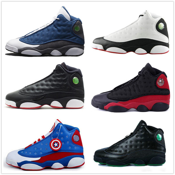 2019 New Mens Basketball Shoes 13 Bred Black True Red History Of Flight DMP Sports Shoe Women Sneakers 13s