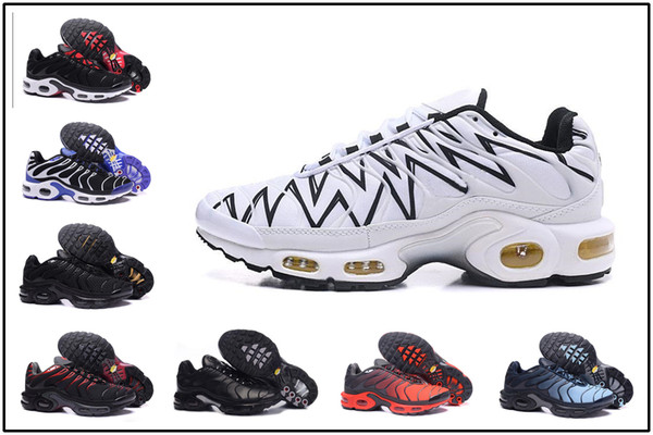Top Quality Cheap Mens Shoes Green TN Ultra Sports Requin Sneakers air Caushion Outdoor Running shoes Free Shipping