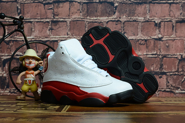 2019 Fashion designer shoes 13 Kids basketball shoes Children Outdoor sports shoes Gym Red Chicago Boy Girls 13s luxury Athletic sneakers