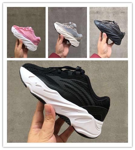 Kids Running Shoes Kanye West Wave Runner 700 Youth Shoes 700 Sports toddler sneakers Casual Size:28-35