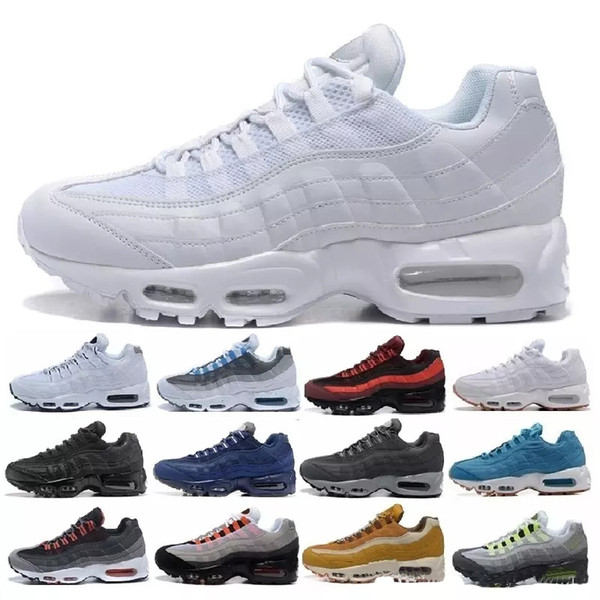 Classical 20th Running Shoes Men Cushion 95 Sneakers Boots Authentic M 95s Premium Neon Cool Grey Walking Outdoor Sports Shoes