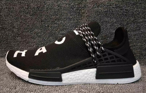Authentic Afro Hu Human Race Pharrell Williams NERD traniers Shoes Man Women Designs Running Jogging Hiking Shoes Sneakers sports Sneakers