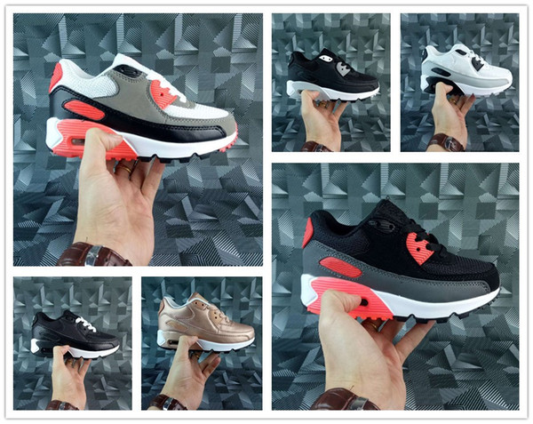 2019 Kids Sneakers Presto 90 II Children Sports Orthopedic Youth Kids trainers Infant Girls Boys Outdoor shoes Size 28-35