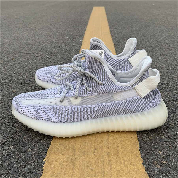 2018 New Authentic 350 V2 Static Kanye West Outdoor Shoes For Men Women Butter Sesame Zebra Semi Frozen Yellow EF2905 Sneakers Size 5-12