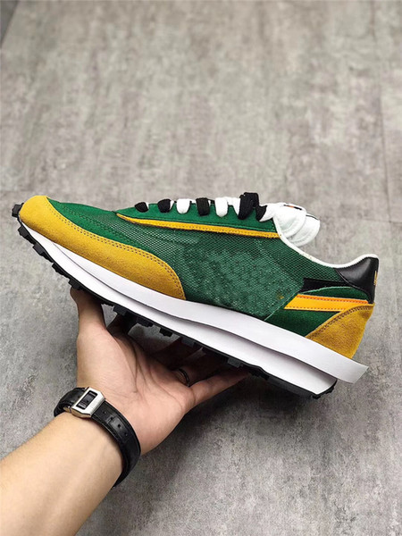 2019 Authentic LD LDV Waffle Sacai VARSITY Blue Green GUSTO Multi Daybreak Del Sol Blazer Mid Dunk BV0073-400 Men Outdoor Shoes With Box