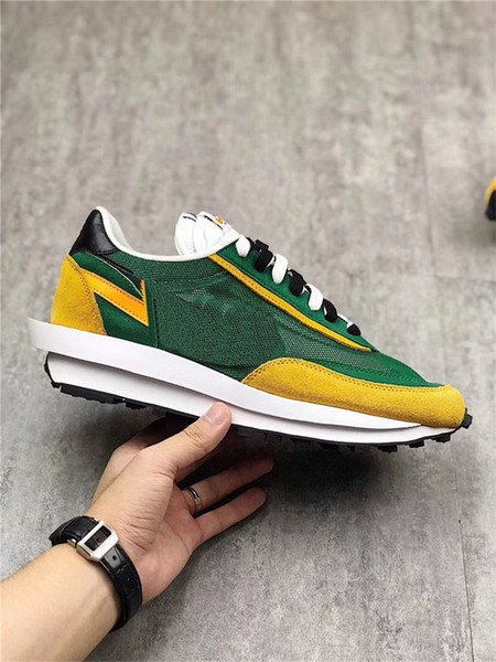 2019 Release Authentic LD LDV Waffle Sacai VARSITY Blue Green GUSTO Multi Daybreak Blazer Mid Dunk BV0073-400 Men Outdoor Shoes Size 36-45