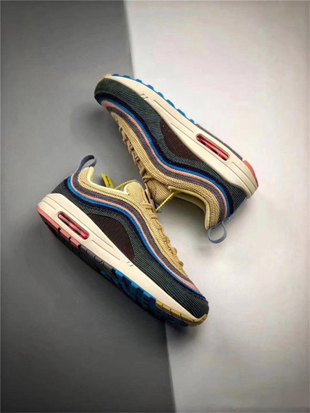 2019 Authentic Sean Wotherspoon 1/97 Vf Sw Hybrid Men Running Shoes Women Fashion High Quality Sports Sneakers Trainers Size 36-45