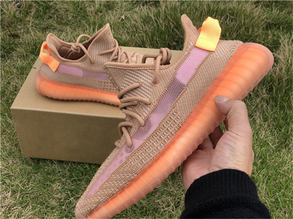 2019 New Authentic 350 V2 Clay EG7490 Kanye West Running Shoes For Men Women True Form EG749 Hyperspace EG7491 Static EF2905 Shoes Size 5-12