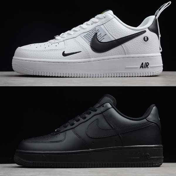 Buy Brand airlis mens womens fashion designer shoes sneakers af1 all white black forces 1 one low high free shipping
