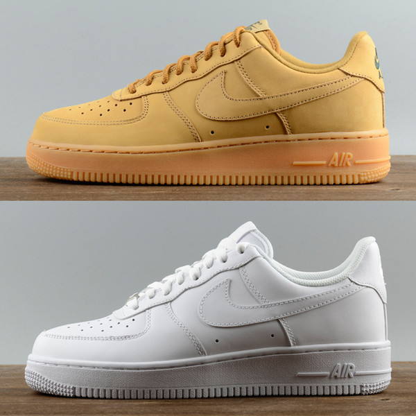Brand airlis mens womens fashion designer shoes sneakers af1 all white black forces 1 one low high classic online