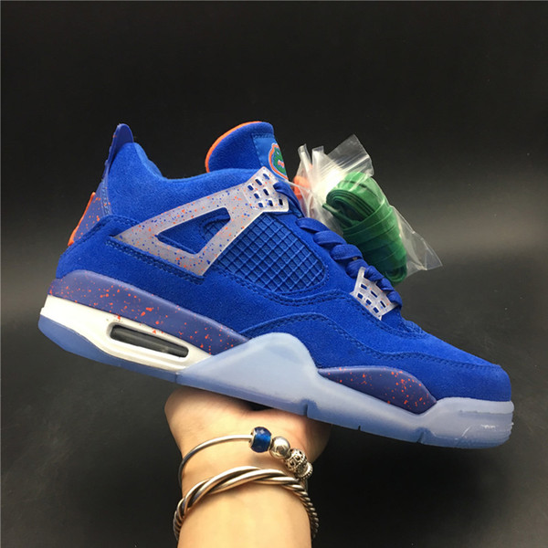 Buy Mens designer sneakers basketball shoes 4 4s j4 fashion sports shoes white black red grey blue green cheap