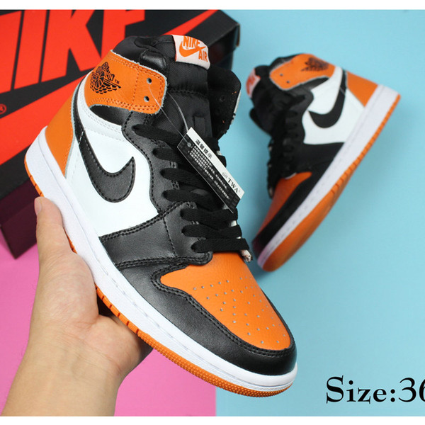 Fashion designer sneakers men women basketball shoes 1 1s j1 white black red gold blue orange grey online