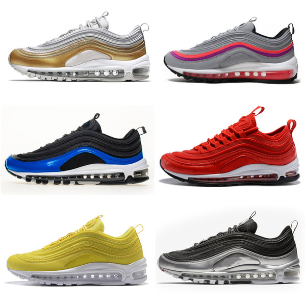 New retro airlis women designer outdoor shoes fashion sneakers 97s girls chaussures 97 ultra tn plus pink green yellow grey