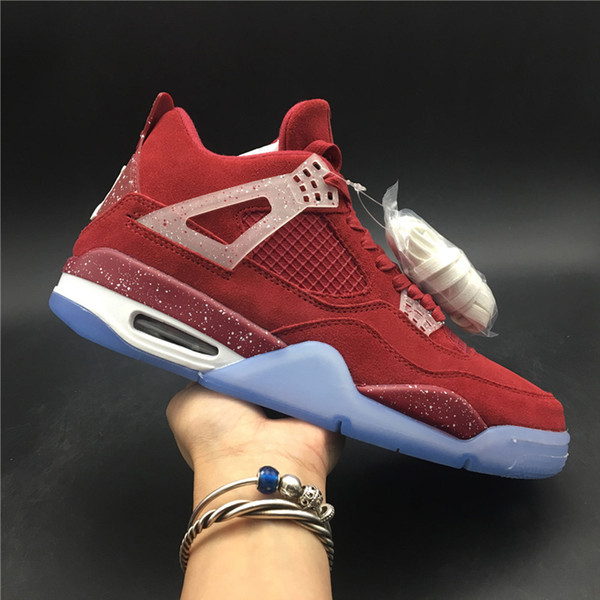 Mens designer sneakers basketball shoes 4 4s j4 fashion sports shoes white black red grey blue green