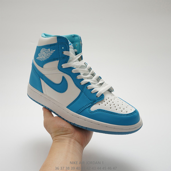 Buy mens womens fashion designer shoes sneakers j1 1s jd 1 high sports basketball shoes white black red blue grey high quality