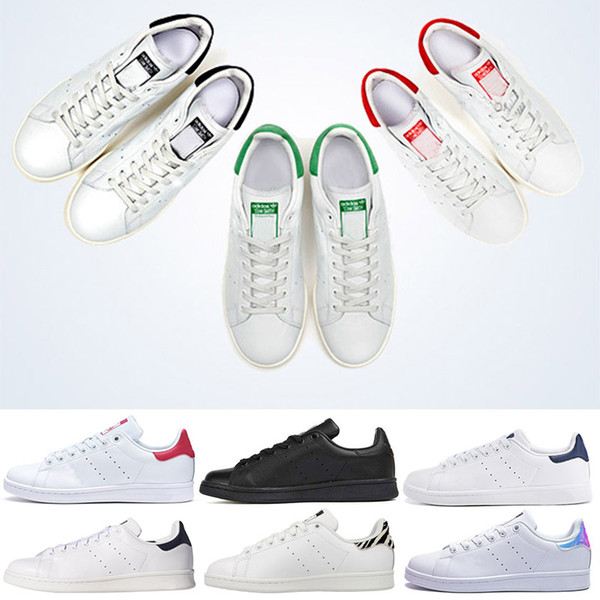 2019 Cheap off STAN men women girls boy sports trainer shoes Breathable Skateboarding shoes smith Casual black white green sneaker