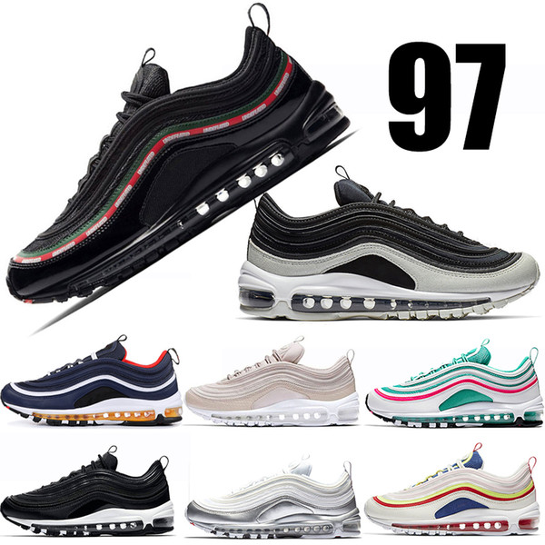 Air OG 97 Undefeated Black White Running Shoes For Mens Womens Sports Shoe In Metallic Gold Sliver Oliver Persian Violet Gym 97s sneaker