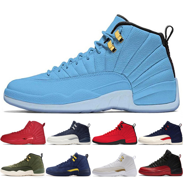 2019 12 12s Gym red Michigan Bulls mens Basketball shoes Flu Game International Flight Wings Taxi men sports sneakers designer trainers