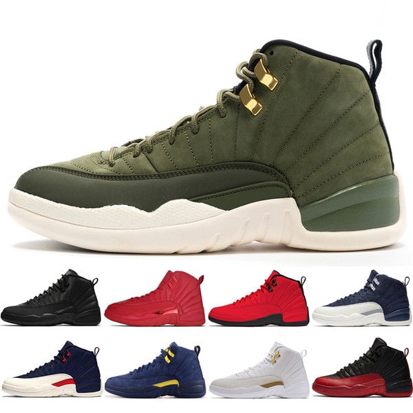12s Winterized WNTR Gym Red Michigan Mens Basketball Shoes The Master Flu Game Taxi Graduation Pack 12 men sports sneakers designer