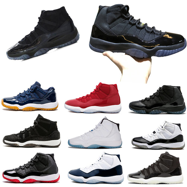 Original quality 11 XI basketball shoes women men Gamma Blue sneakers 11s Win Like 96 Concord High 23 45 shoes red black trainers