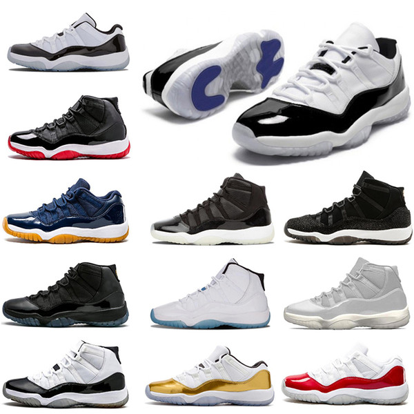 Concord Low 11 basketball shoes sneakers 11s men Platinum Tint 11 Win Like 96 Prom night trainers Sport Shoes US 8-13