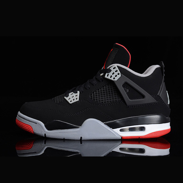 Cheap Retro Mens fashion designer outdoor shoes sneakers 4s 6s chaussures 4 6 white black red basketball hot on sale