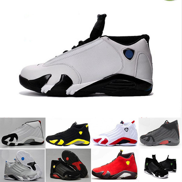 2018 14 mens basketball shoes Indiglo Oxidized Green Thunder Black Toe Cool Grey mens sneaker sport shoes size 8-13 free shipping