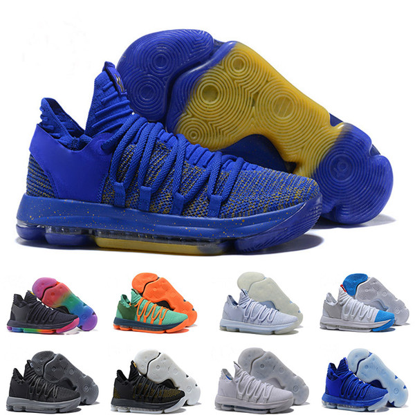 2018 Men Basketball Shoes 10 Anniversary University Still KD Igloo BETRUE Oreo Kevin Durant Elite Sport Sneakers