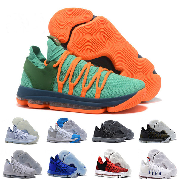 2018 Men Basketball Shoes 10 Anniversary University Still KD Igloo BETRUE Oreo Kevin Durant Elite Sport Sneakers wholesale drop shipping