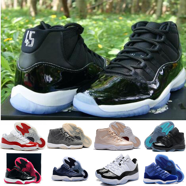 11 Basketball shoes New Cap And Gown 11s Sneakers Size us 7 - 13 drop shipping free shipping
