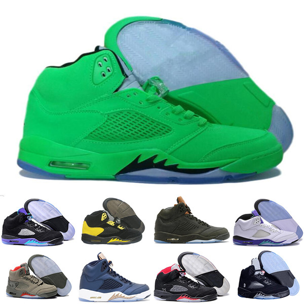 5 Basketball Shoes 5s V Men Women Red Suede Oregon Ducks Olympic Grape Raptors Cement Classic Sport Shoe drop shipping