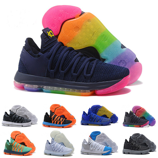 Men Basketball Shoes 10 Anniversary University Still Kd Igloo BETRUE Oreo USA Kevin Durant Elite KD10 Sport Sneakers wholesale