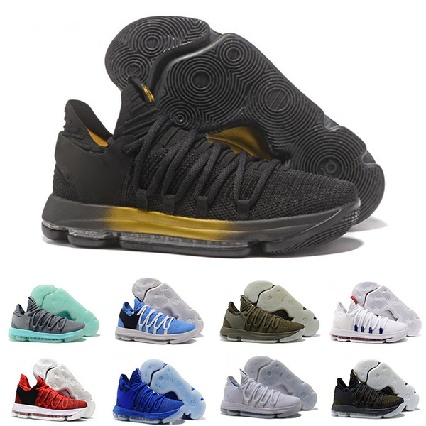 Men Basketball Shoes 10 Anniversary University Still Kd Igloo BETRUE Oreo USA Kevin Durant Elite KD10 Sport Sneakers free shipping