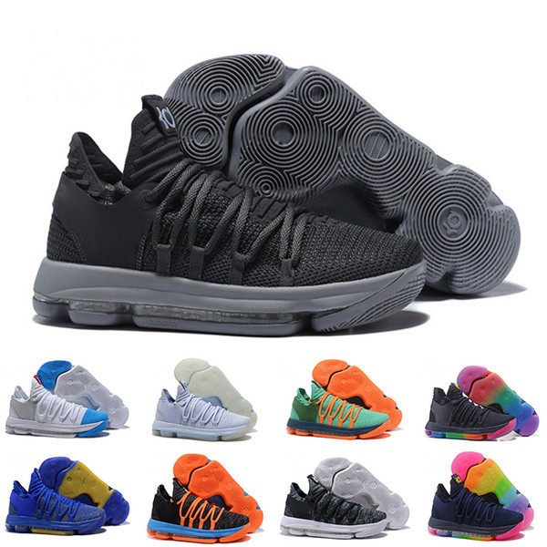 Men Basketball Shoes 10 Anniversary University Still KD Igloo BETRUE Oreo Kevin Durant Elite Sport Sneakers size 40-46 free shipping