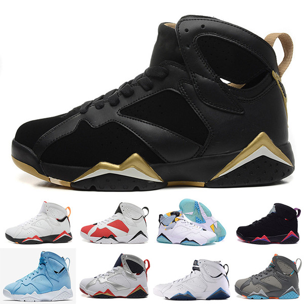 7 men basketball shoes UNC Pantone Tinker Alternate Olympic Hares Bordeaux Cigar Cardinal French GMP Sneakers wholesale