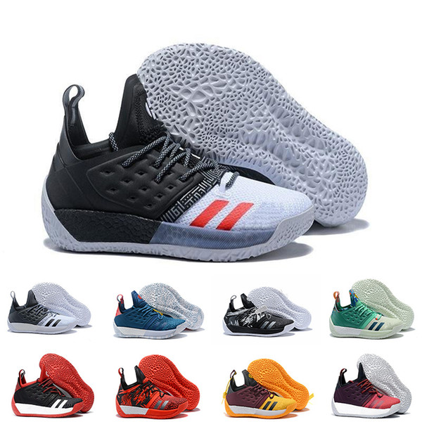 Vol.2 Mens Basketball Shoes James Harden 2 Wolf Grey Sports Sneakers Training Boost wholesale drop shipping