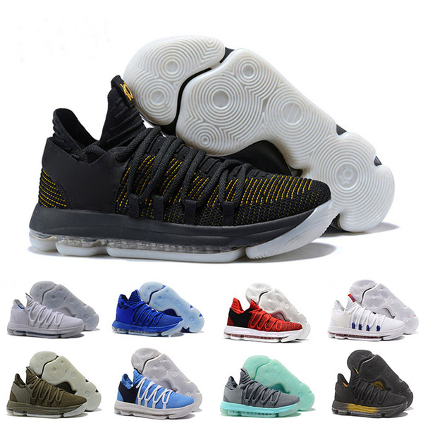 Men Basketball Shoes 10 Anniversary University Still KD Igloo BETRUE Oreo Kevin Durant Elite Sneakers size 40-46 wholesale free shipping