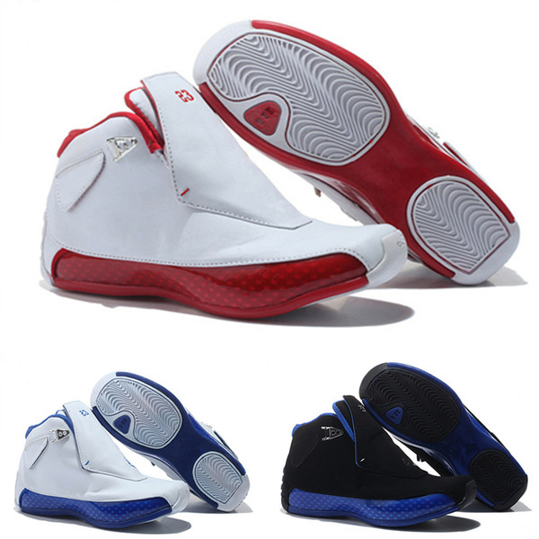 2018 18 Mens Basketball Shoes high Quality black and blue Sport Shoes 18s Athletics Sport Sneaker Size 8-13