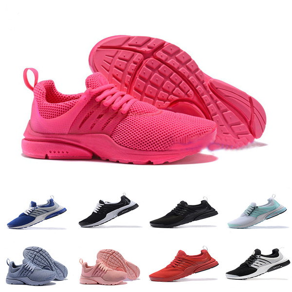 2018 PRESTO 5 Sports Shoe BR QS Breathe Black White Yellow Red Mens Sneakers Women Running Shoes Walking designer Sports shoes drop shipping