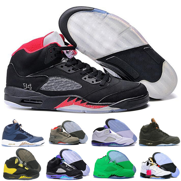 2018 5 Basketball Shoes 5s V Men Women Red Suede Oregon Ducks Olympic Grape Raptors Cement Classic Sport Shoe