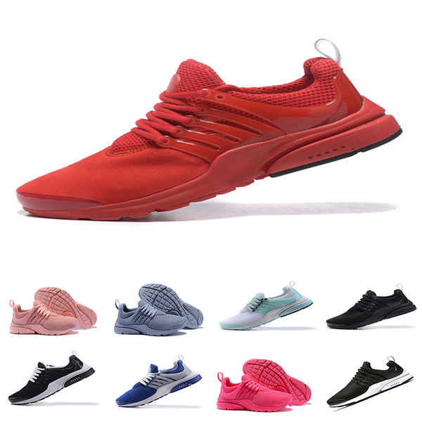 PRESTO 5 Sports Shoe BR QS Breathe Black Red Mens Sneakers Women Running Shoes Walking designer Sports shoes wholesale drop shipping