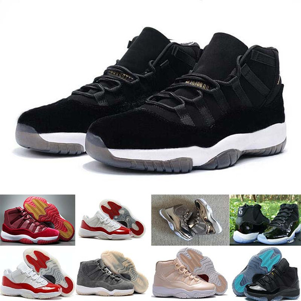2018 11 Basketball shoes New Cap And Gown 11s Sneakers Size us 7 - 13 drop shipping free shipping