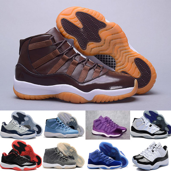 2018 11 Basketball shoes New Cap And Gown 11s Sneakers Size us 7 - 13 drop shipping