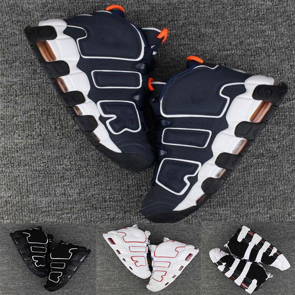 Air 3M Basketball Shoes Uptempo QS Olympic Varsity Maroon Scottie Mens Casual Sneakers Shoes 41-46 free shipping