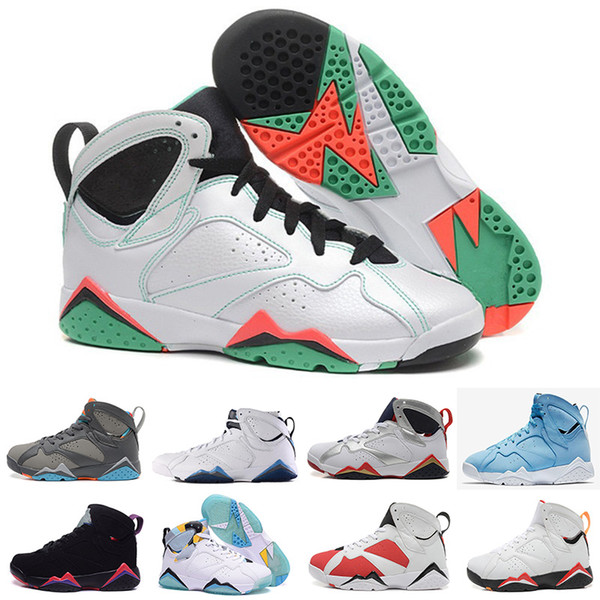 7 men basketball shoes UNC Pantone Tinker Alternate Olympic Hares Bordeaux Cigar Cardinal French GMP Sneakers free shipping