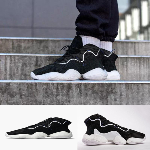 2018 New Arrival Mens Basketballs Shoes Crazy BYW LVL 1 Boost Sneaker CQ0991 Black/White wholesale drop shipping