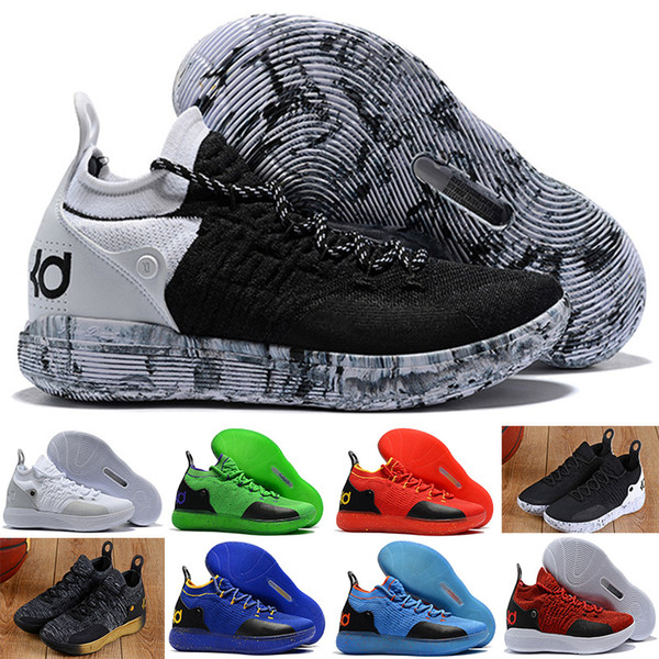 11 Basketball Shoes New Arrival KD Black Grey Persian Violet Chlorine Blue Sneakers Kevin Durant 11s Mens Trainers Shoes drop shipping