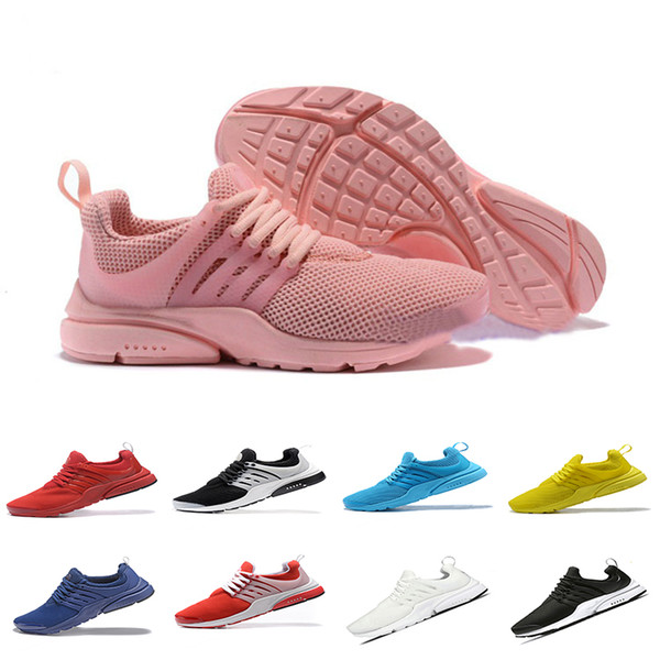 PRESTO 5 Sports Shoe BR QS Breathe Black Red Mens Sneakers Women Running Shoes Walking designer Sports shoes free shipping drop shipping